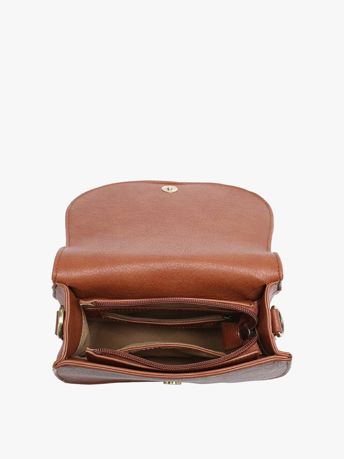 Georgie Front Detail Women's Crossbody Bag: Ginger