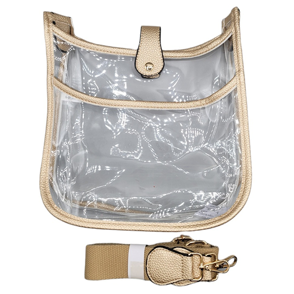 Game day Clear crossbody Bag: White