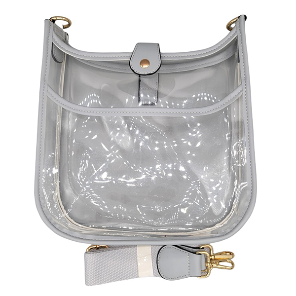 Game day Clear crossbody Bag: White