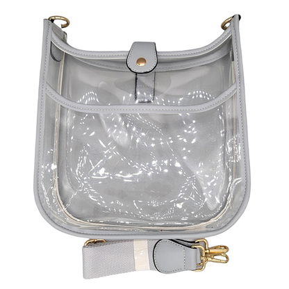 Game day Clear crossbody Bag: White