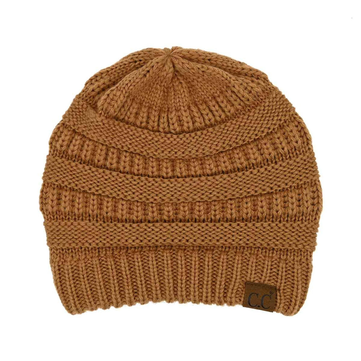 HAT20A Olivia Classic Knit Beanie: Indian Pink