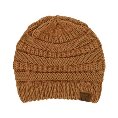 HAT20A Olivia Classic Knit Beanie: Indian Pink